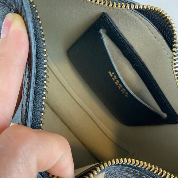 Isabel Marant Oskan Moon Shoulder Bag- Black, about 12 x 7.5 " - Picture 6 of 6